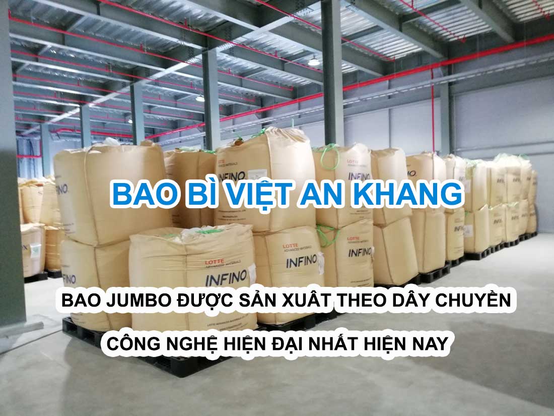 Bao jumbo được sản xuất theo dây chuyền công nghệ hiện đại