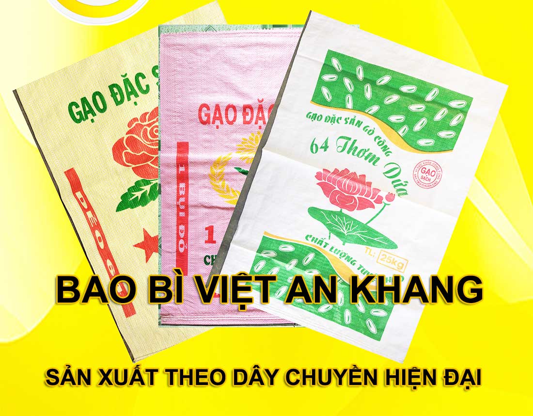 Bao pp dệt việt an khang được sản xuât theo dây chuyền hiện đại